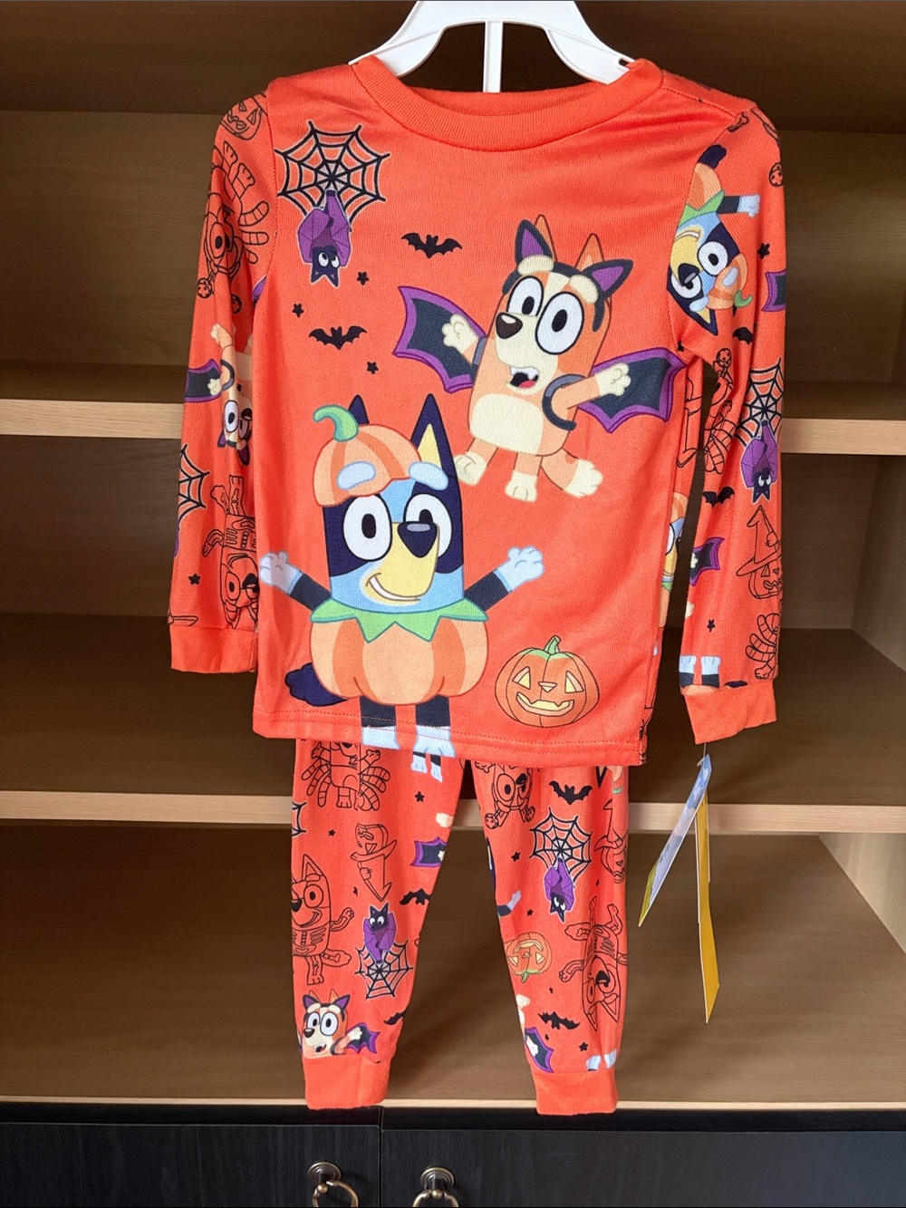 ✨$18✨NWT•Bluey 2-Piece Halloween Long Sleeve Pajama Top & Pajama Bottoms Set | 4